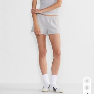 Aritzia cozy fleece shorts